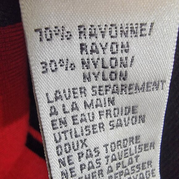 Laura Petites Sweater Red Navy Blue 3/4 Sleeve Womens Sz PM Style 0754‎ NEW NWT - Picture 6 of 6